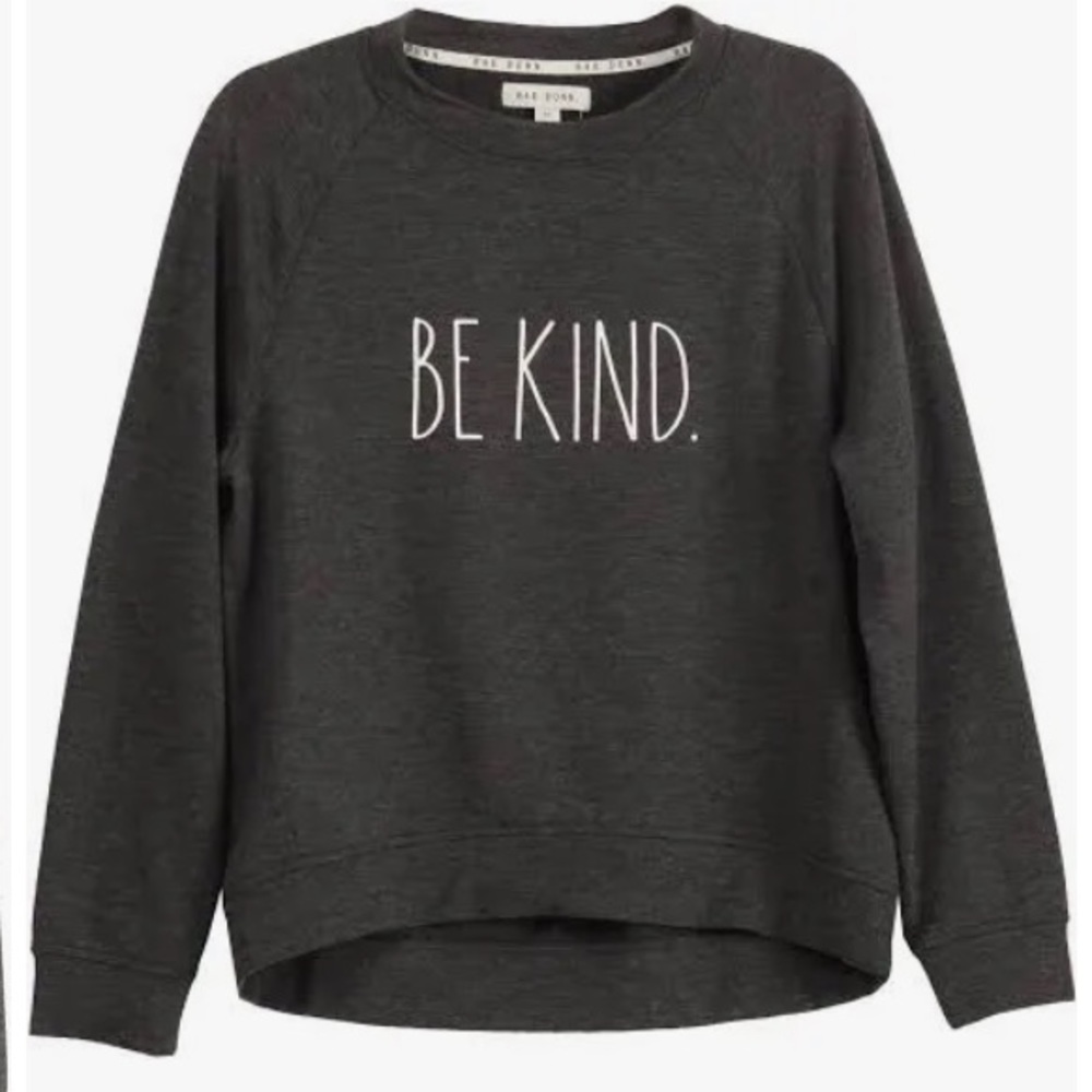 Rae Dunn "Be Kind" Raglan Sweatshirt